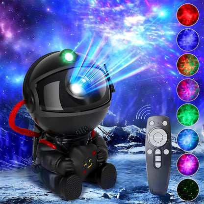 Astronaut Galaxy Projector Lamp – Starry Nebula Night Light - Katchy Vibez