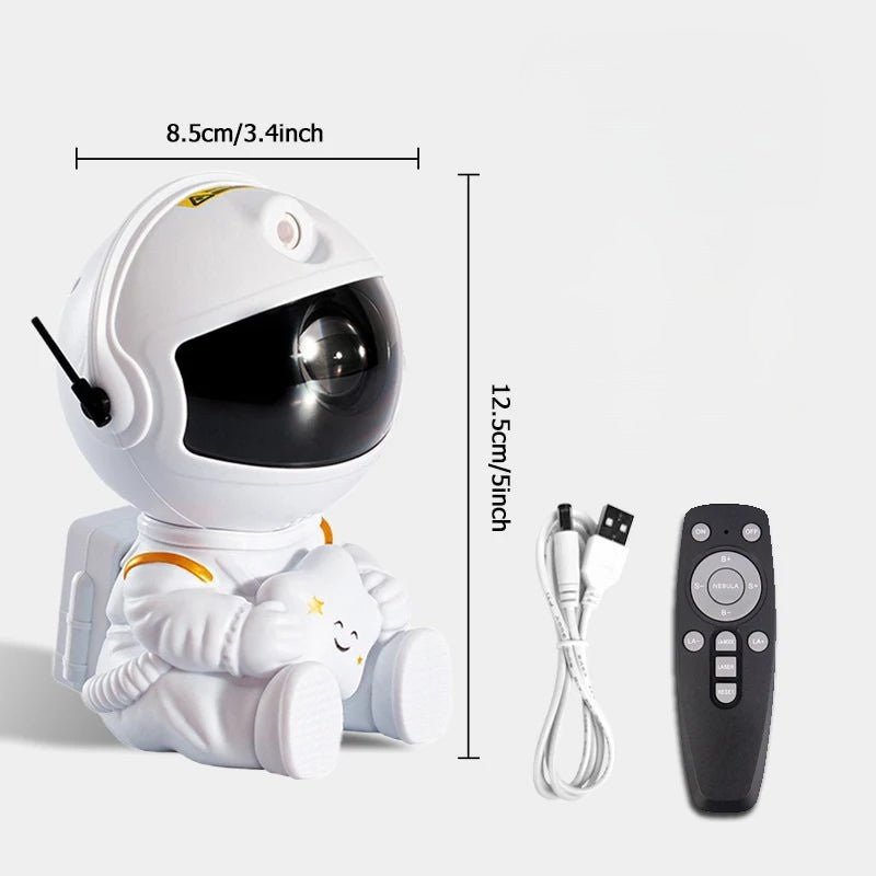 Astronaut Galaxy Projector Lamp – Starry Nebula Night Light - Katchy Vibez