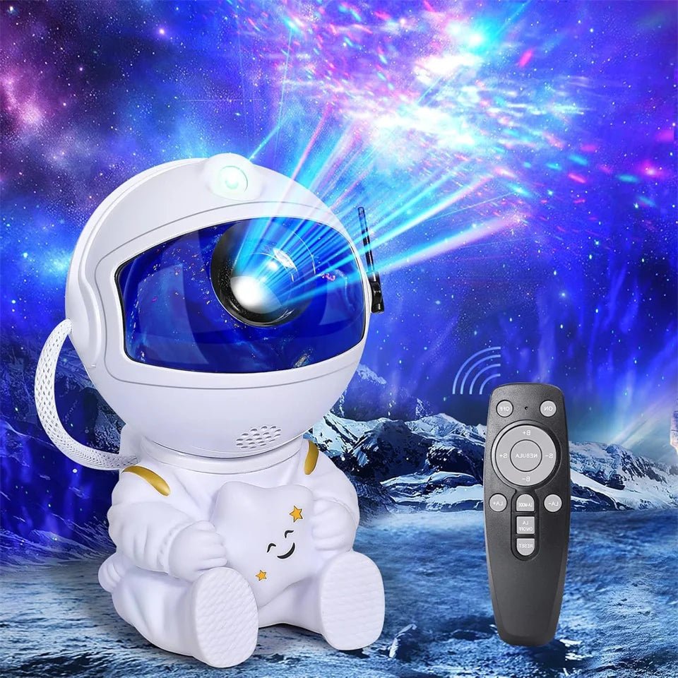 Astronaut Galaxy Projector Lamp – Starry Nebula Night Light - Katchy Vibez