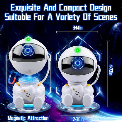 Astronaut Galaxy Projector Lamp – Starry Nebula Night Light - Katchy Vibez