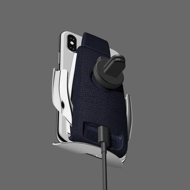 Automatic Clamping Wireless Car Charger - Katchy Vibez