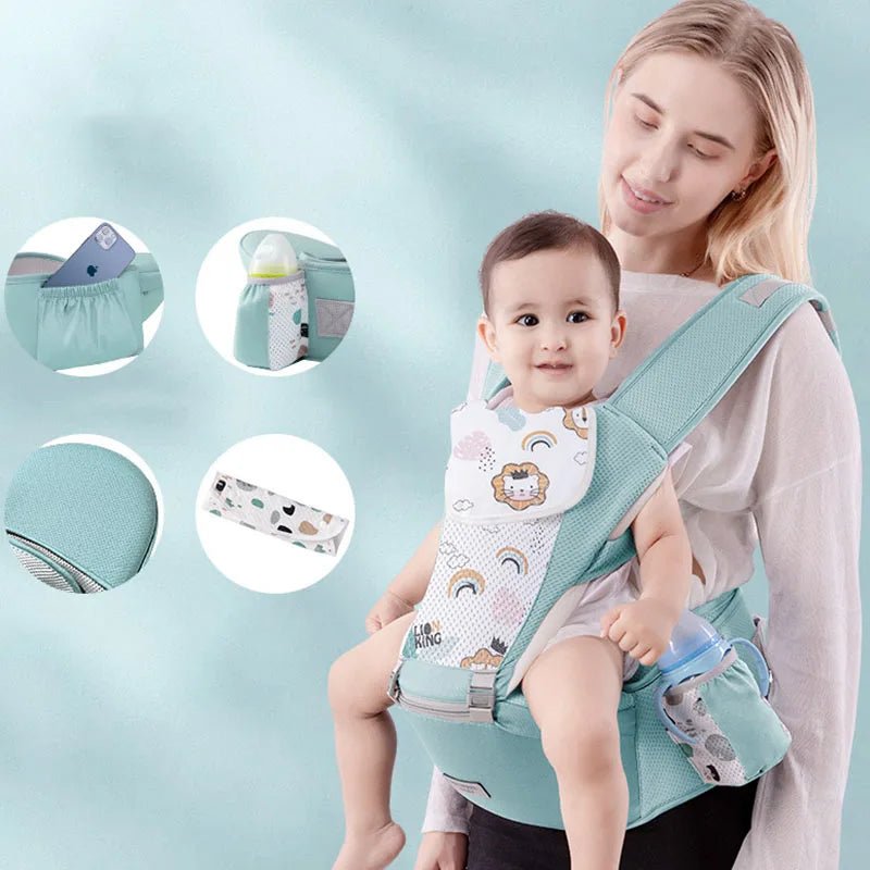 Baby Carrier | Ergonomic Hipseat Backpack for Newborns & Toddlers - Katchy Vibez