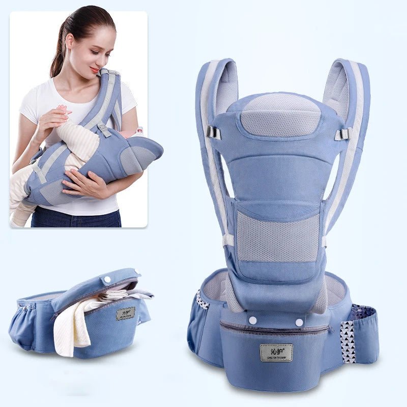 Baby Carrier | Ergonomic Hipseat Backpack for Newborns & Toddlers - Katchy Vibez