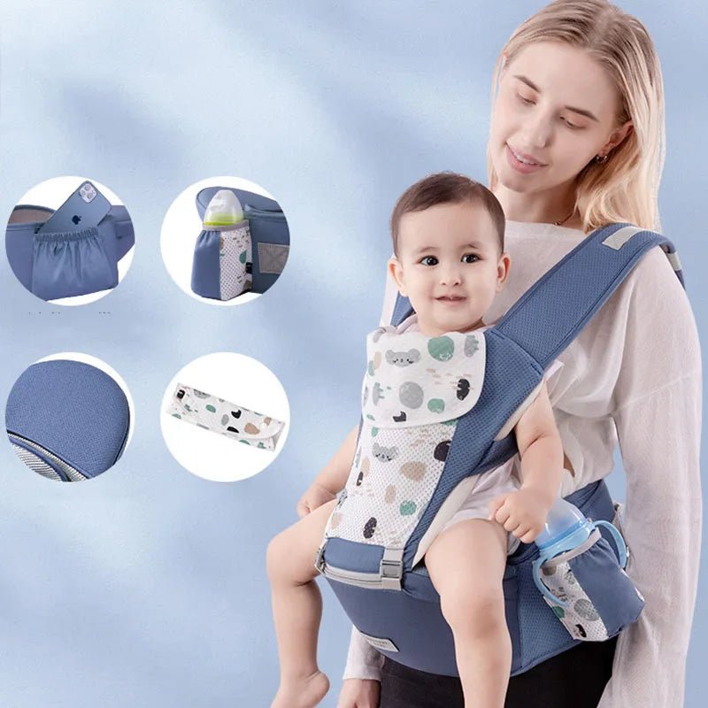 Baby Carrier | Ergonomic Hipseat Backpack for Newborns & Toddlers - Katchy Vibez