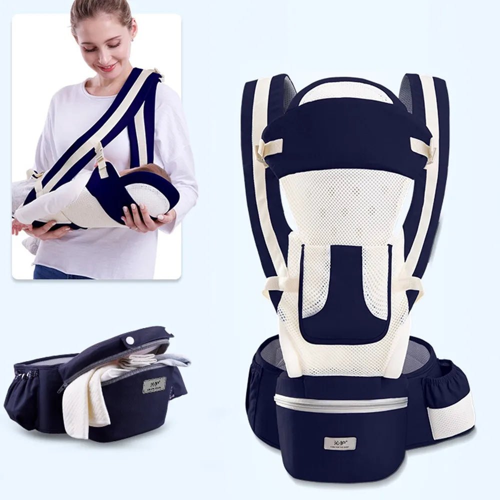 Baby Carrier | Ergonomic Hipseat Backpack for Newborns & Toddlers - Katchy Vibez