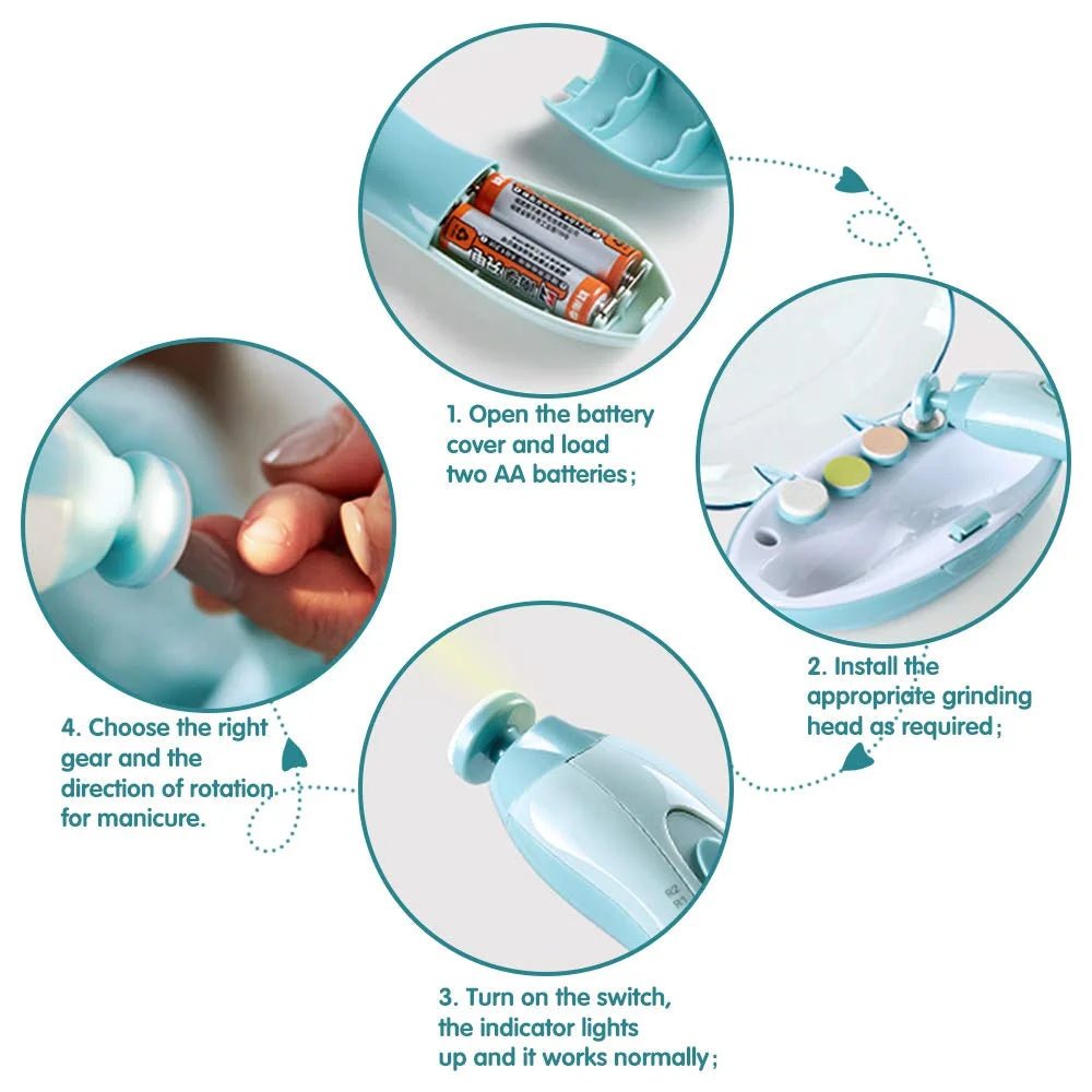 Baby Nail Trimmer | Gentle, Quiet & Stress - Free - Katchy Vibez