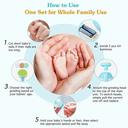 Baby Nail Trimmer | Gentle, Quiet & Stress - Free - Katchy Vibez