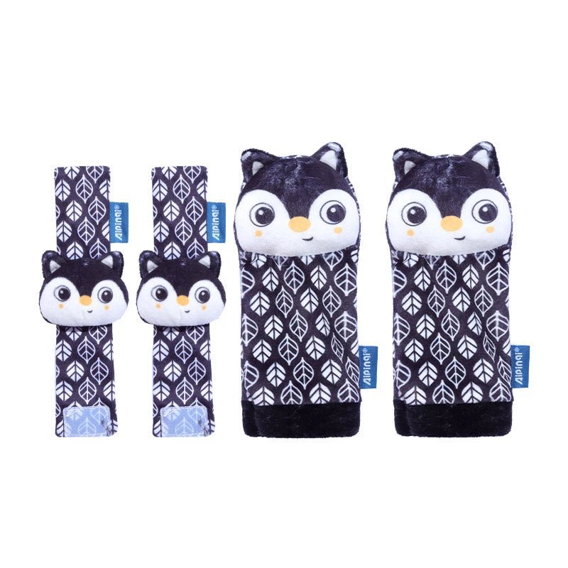 Baby Rattle Socks & Wrist Bands | Sensory Toy for Newborns - Katchy Vibez