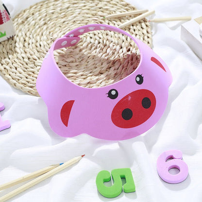 🔗Baby Shower Cap – Bath Visor for Eye & Ear Protection - Katchy Vibez