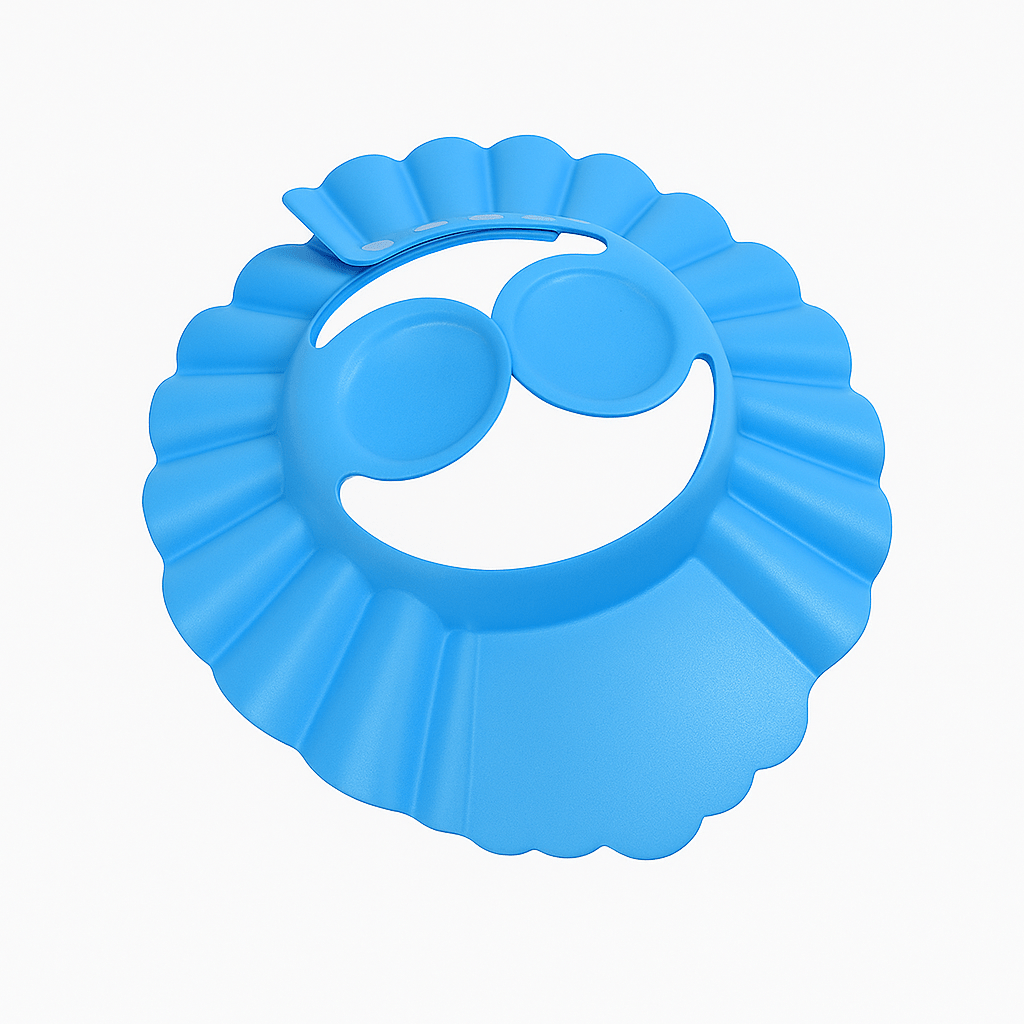 🔗Baby Shower Cap – Bath Visor for Eye & Ear Protection - Katchy Vibez