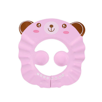 🔗Baby Shower Cap – Bath Visor for Eye & Ear Protection - Katchy Vibez