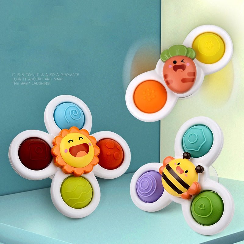 Baby Spinner Suction Cup Bath Toys - Katchy Vibez