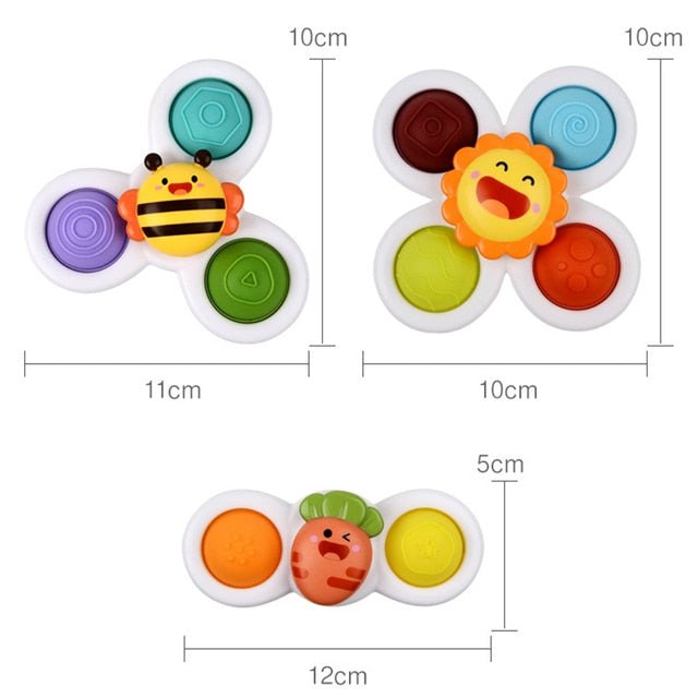 Baby Spinner Suction Cup Bath Toys - Katchy Vibez
