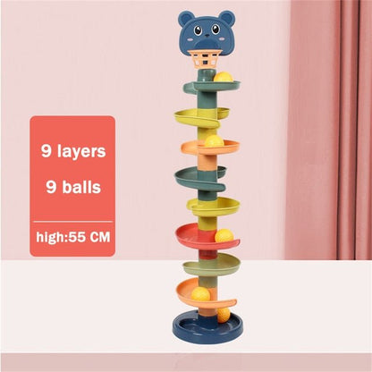 Baby Toys Rolling Ball Pile Tower - Katchy Vibez