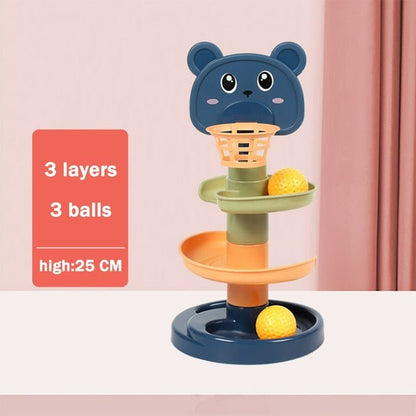 Baby Toys Rolling Ball Pile Tower - Katchy Vibez