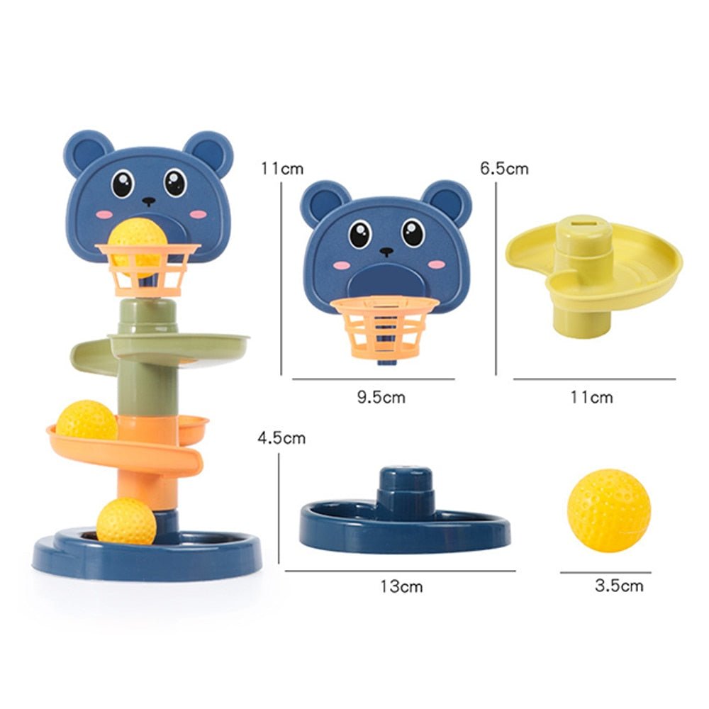 Baby Toys Rolling Ball Pile Tower - Katchy Vibez