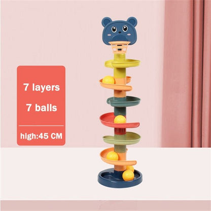 Baby Toys Rolling Ball Pile Tower - Katchy Vibez