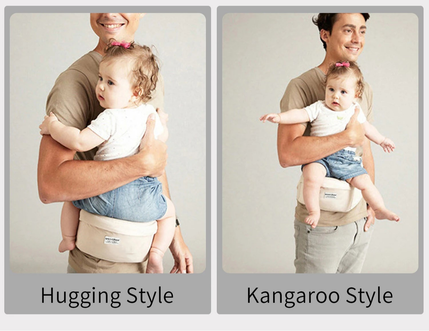 Baby Waist Carrier Seat | Ergonomic & Back - Saving Baby Support - Katchy Vibez
