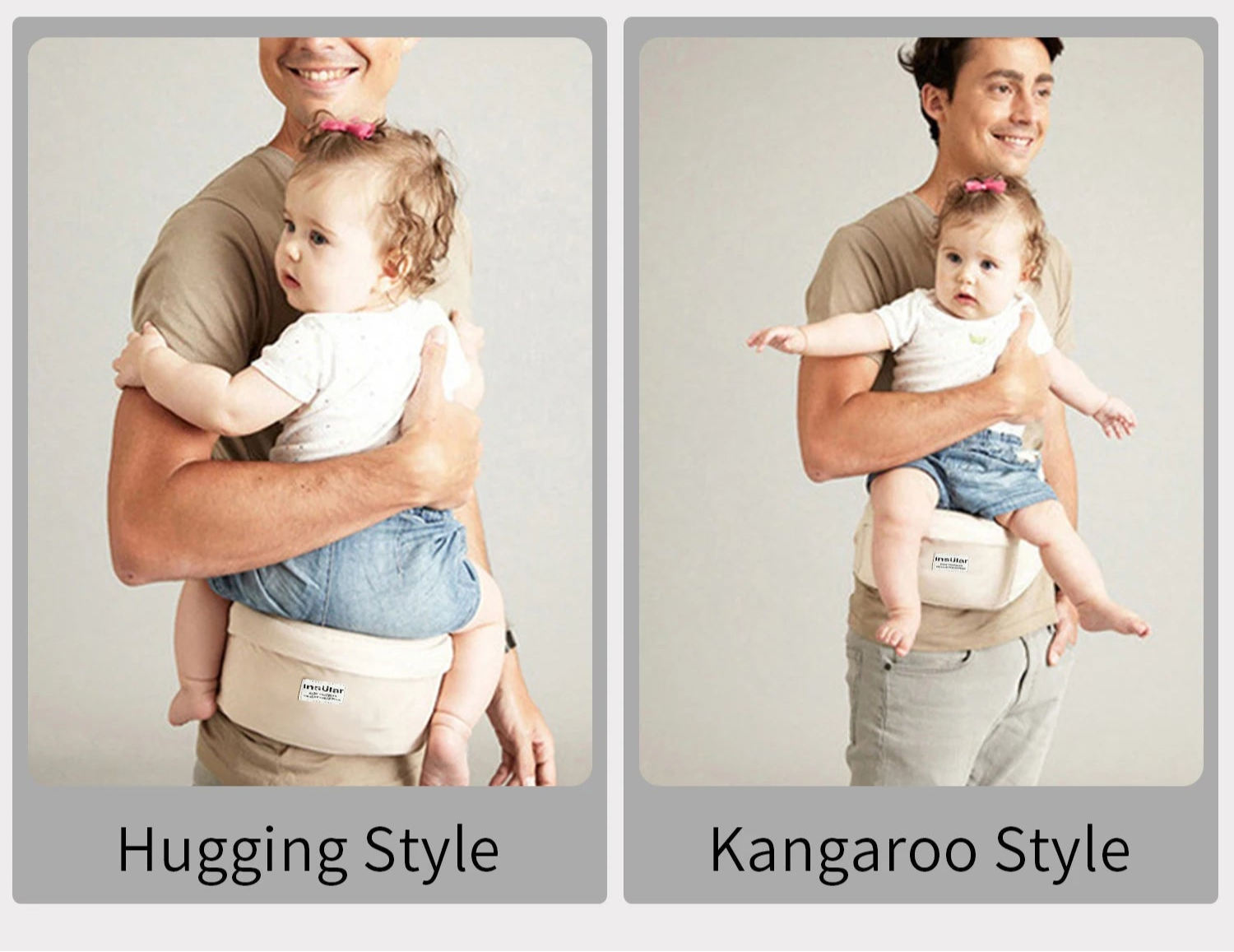 Baby Waist Carrier Seat | Ergonomic & Back - Saving Baby Support - Katchy Vibez