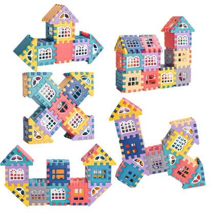 Creative Building Block House Set | Colorful, Fun & Educational - Katchy Vibez