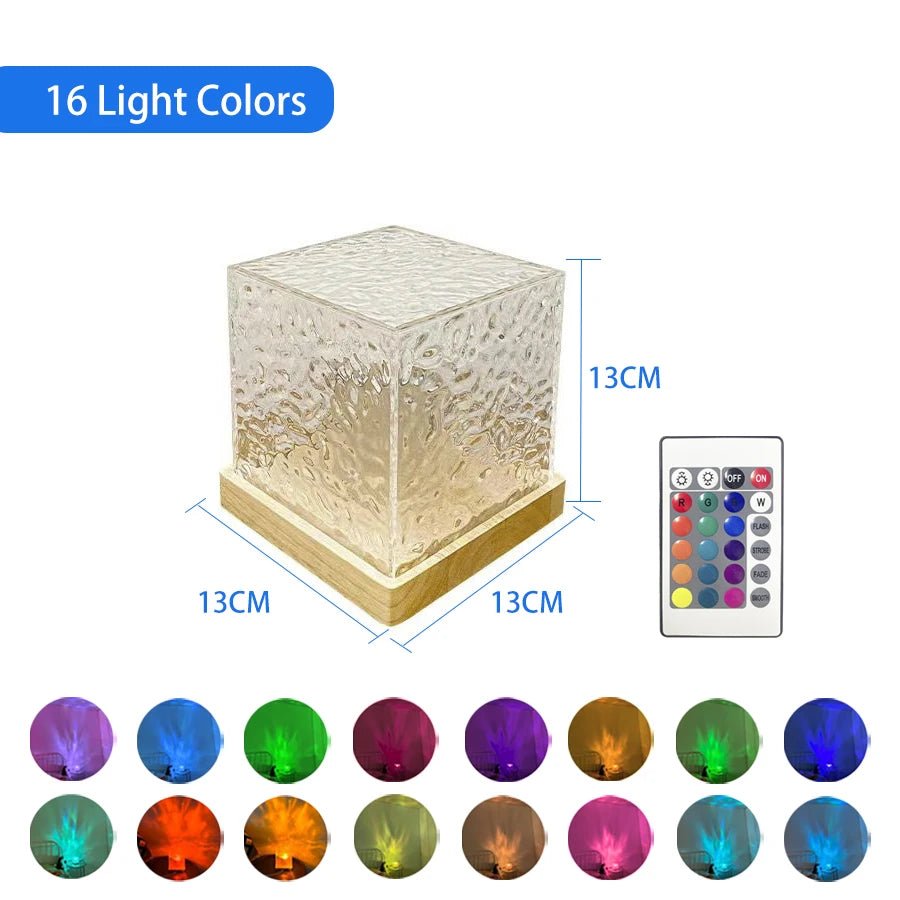 Crystal Water Ripple Table Lamp | Transform Any Space with Dreamy Lighting - Katchy Vibez