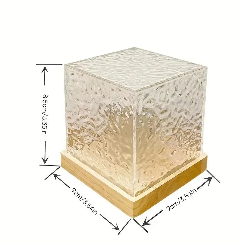 Crystal Water Ripple Table Lamp | Transform Any Space with Dreamy Lighting - Katchy Vibez