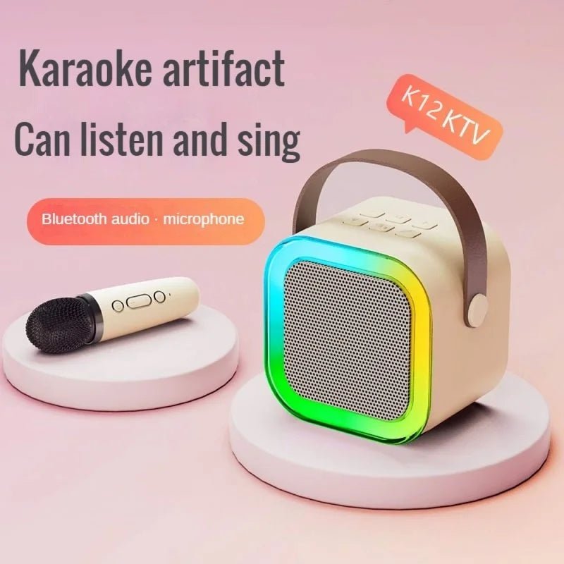 Dual Microphone Karaoke Speaker | Portable 3D Sound & Party Anywhere - Katchy Vibez