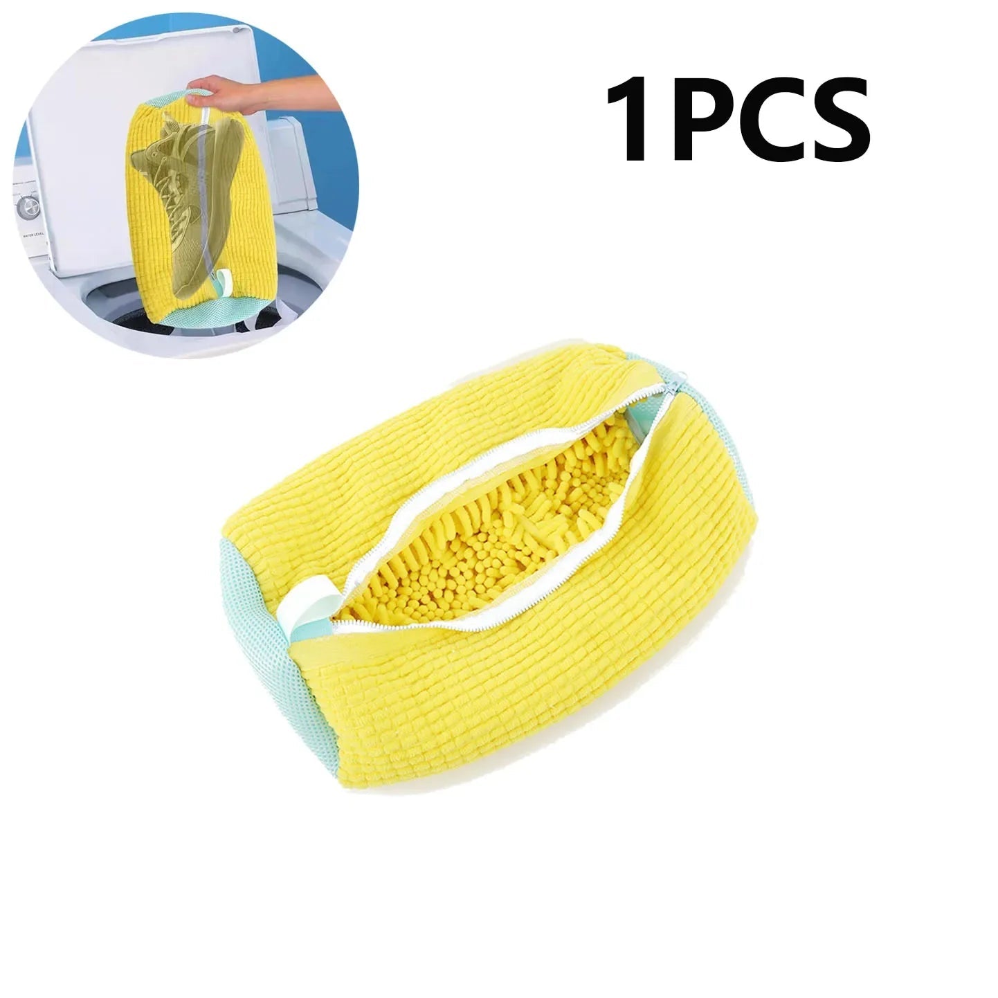 Durable Mesh Shoe Bag with Zipper – Protects Shoes in Washing Machine - Katchy Vibez