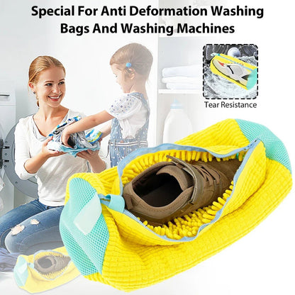 Durable Mesh Shoe Bag with Zipper – Protects Shoes in Washing Machine - Katchy Vibez