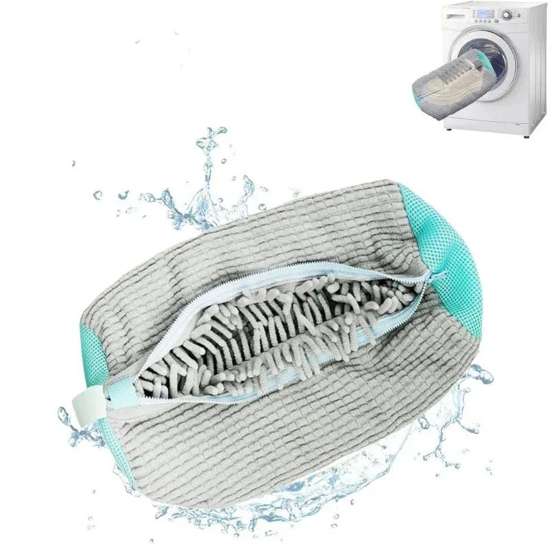 Durable Mesh Shoe Bag with Zipper – Protects Shoes in Washing Machine - Katchy Vibez