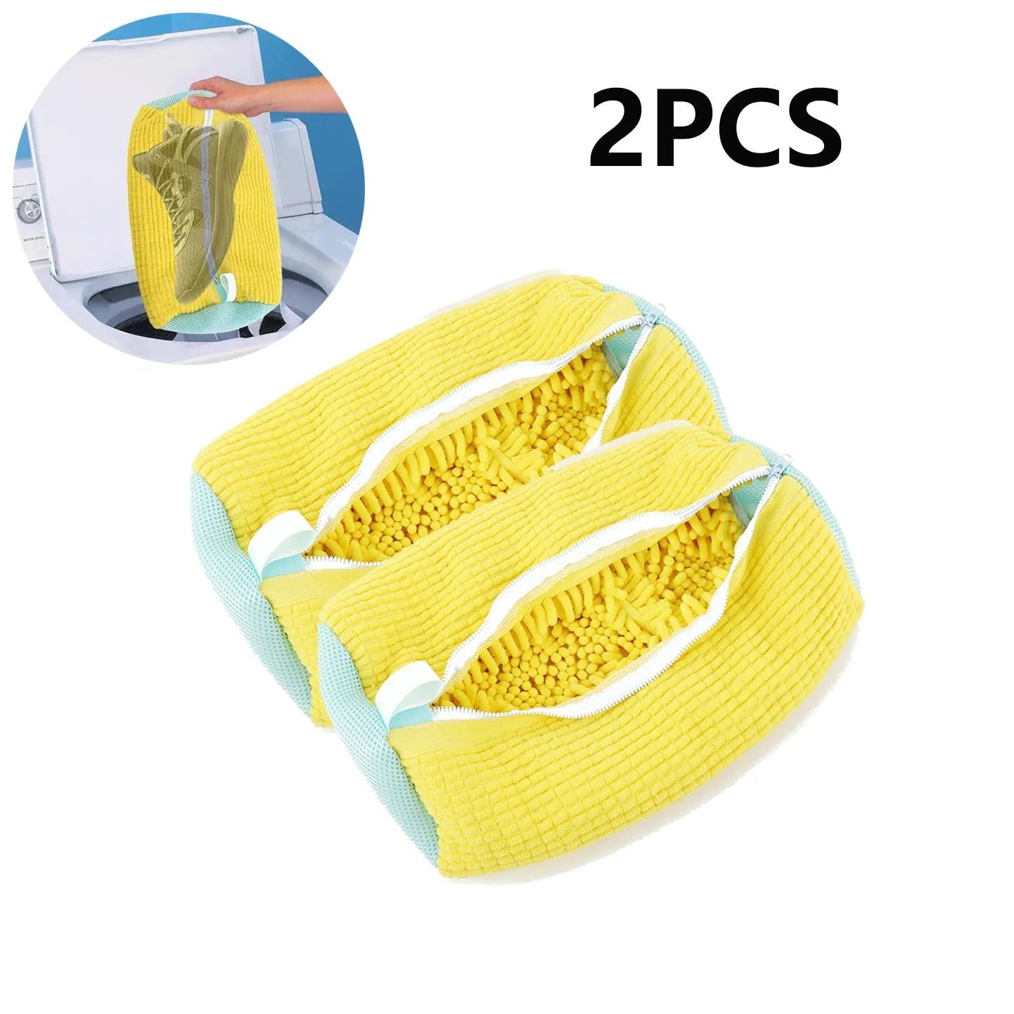 Durable Mesh Shoe Bag with Zipper – Protects Shoes in Washing Machine - Katchy Vibez