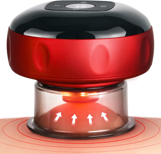 Electric Cupping Therapy Machine | Deep Tissue Massage & Heat Therapy - Katchy Vibez