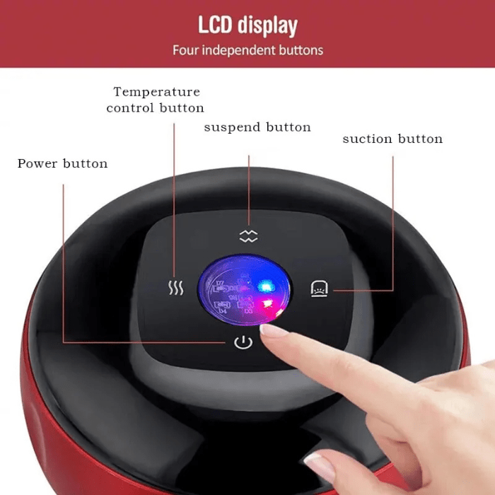 Electric Cupping Therapy Machine | Deep Tissue Massage & Heat Therapy - Katchy Vibez