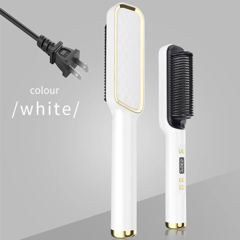 🔗Electric Hair Straightening Comb | Smooth, Shine, and Style in Minutes - Katchy Vibez