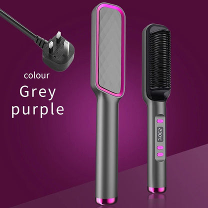 🔗Electric Hair Straightening Comb | Smooth, Shine, and Style in Minutes - Katchy Vibez