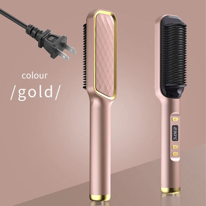 🔗Electric Hair Straightening Comb | Smooth, Shine, and Style in Minutes - Katchy Vibez