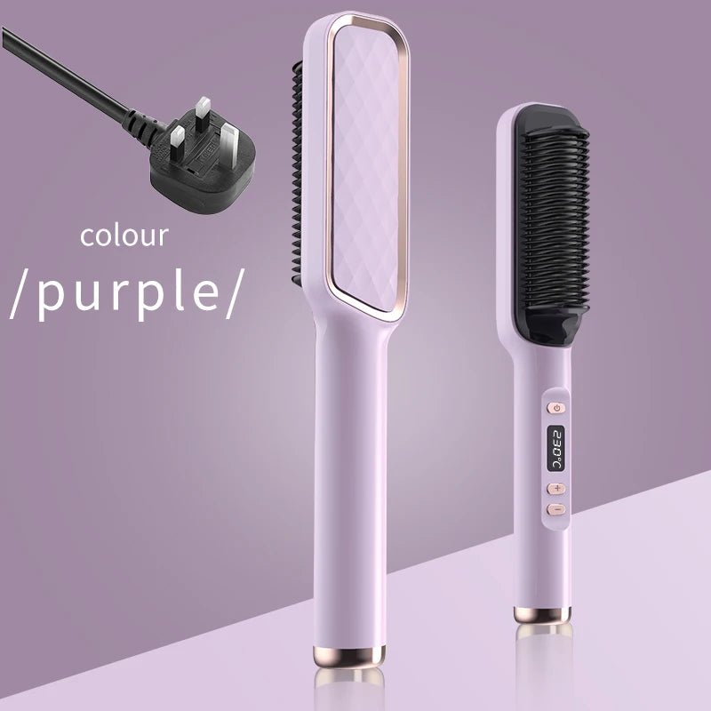 🔗Electric Hair Straightening Comb | Smooth, Shine, and Style in Minutes - Katchy Vibez