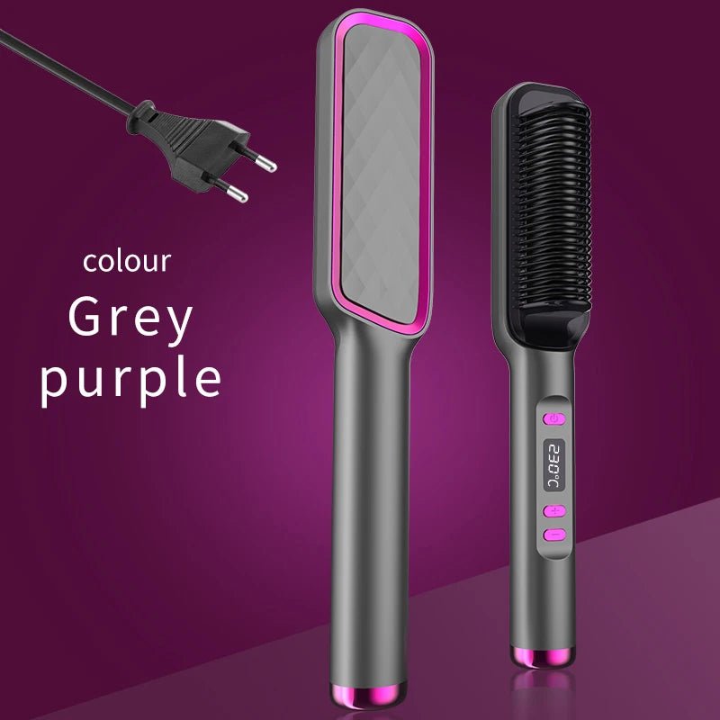🔗Electric Hair Straightening Comb | Smooth, Shine, and Style in Minutes - Katchy Vibez