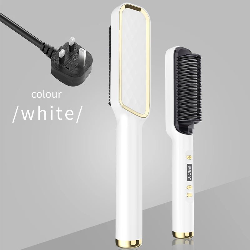 🔗Electric Hair Straightening Comb | Smooth, Shine, and Style in Minutes - Katchy Vibez