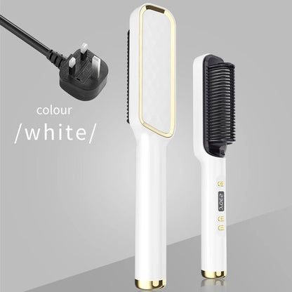 🔗Electric Hair Straightening Comb | Smooth, Shine, and Style in Minutes - Katchy Vibez