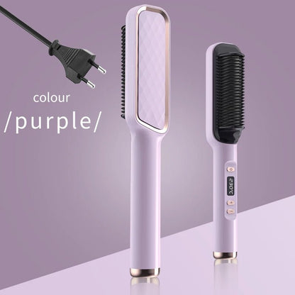🔗Electric Hair Straightening Comb | Smooth, Shine, and Style in Minutes - Katchy Vibez
