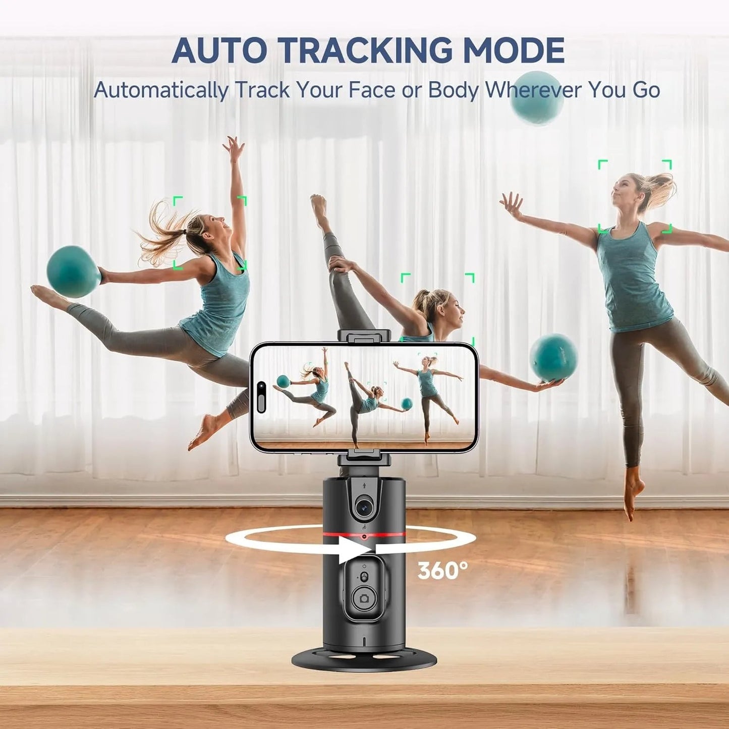 Face Tracking Rotation Phone Gimbal - Katchy Vibez
