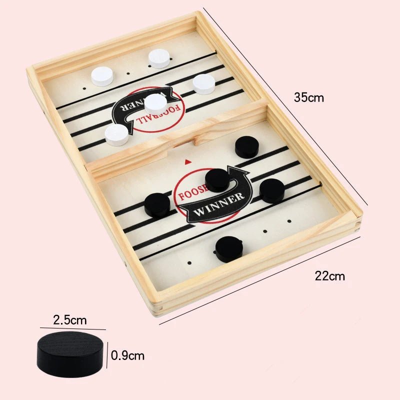 Fast Sling Puck Game | Table Hockey Challenge - Katchy Vibez