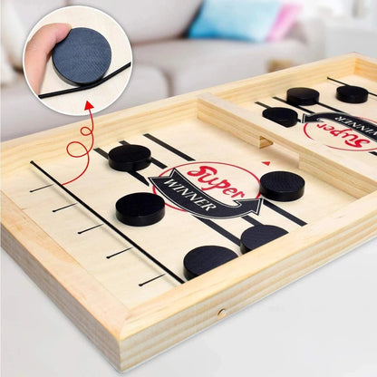 Fast Sling Puck Game | Table Hockey Challenge - Katchy Vibez