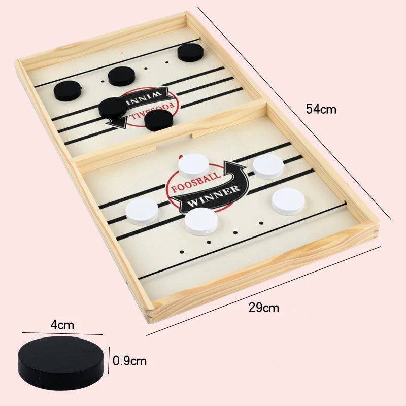 Fast Sling Puck Game | Table Hockey Challenge - Katchy Vibez