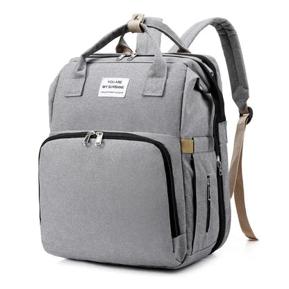 🔗Foldable Bed Diaper Bag with Changing Station | Built for Modern Moms - Katchy Vibez
