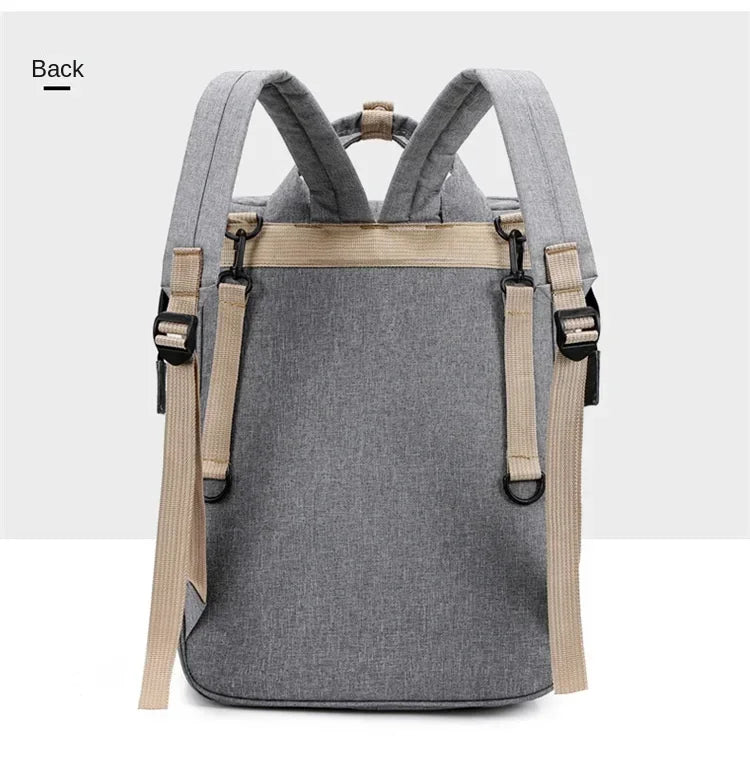 🔗Foldable Bed Diaper Bag with Changing Station | Built for Modern Moms - Katchy Vibez