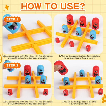 Funny Tic Tac Toe Battle Game | Stacking Strategy & Monster Fun - Katchy Vibez