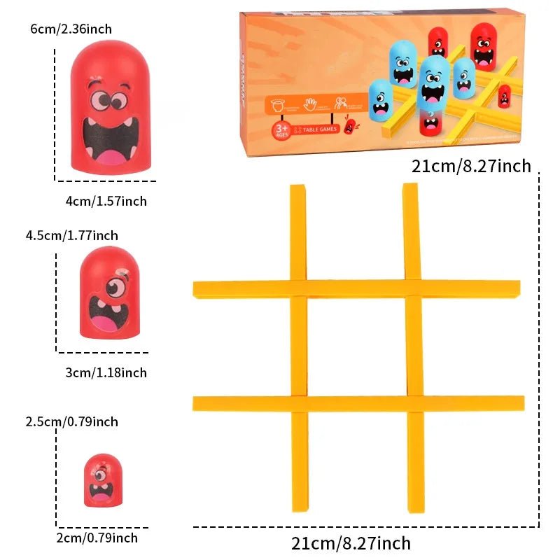 Funny Tic Tac Toe Battle Game | Stacking Strategy & Monster Fun - Katchy Vibez