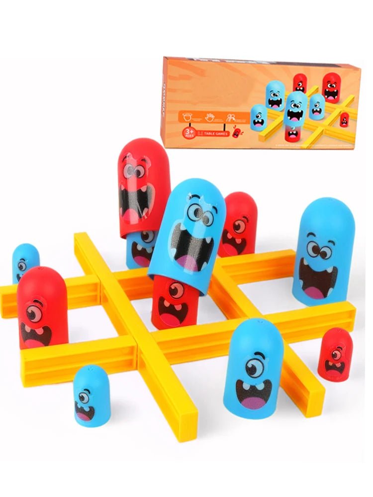 Funny Tic Tac Toe Battle Game | Stacking Strategy & Monster Fun - Katchy Vibez